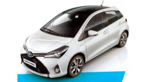 TOYOTA YARIS HYBRID 4 SEATS AUTOMATIC